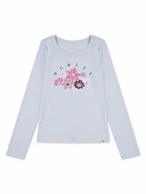 Girls' Floral Tee | Hurley - Moonstone Blue