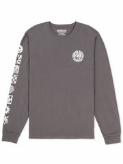 Skull Mandala Long Sleeve | Hurley - Ion Grey