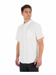 Icon Stretch Short Sleeve | Hurley - White