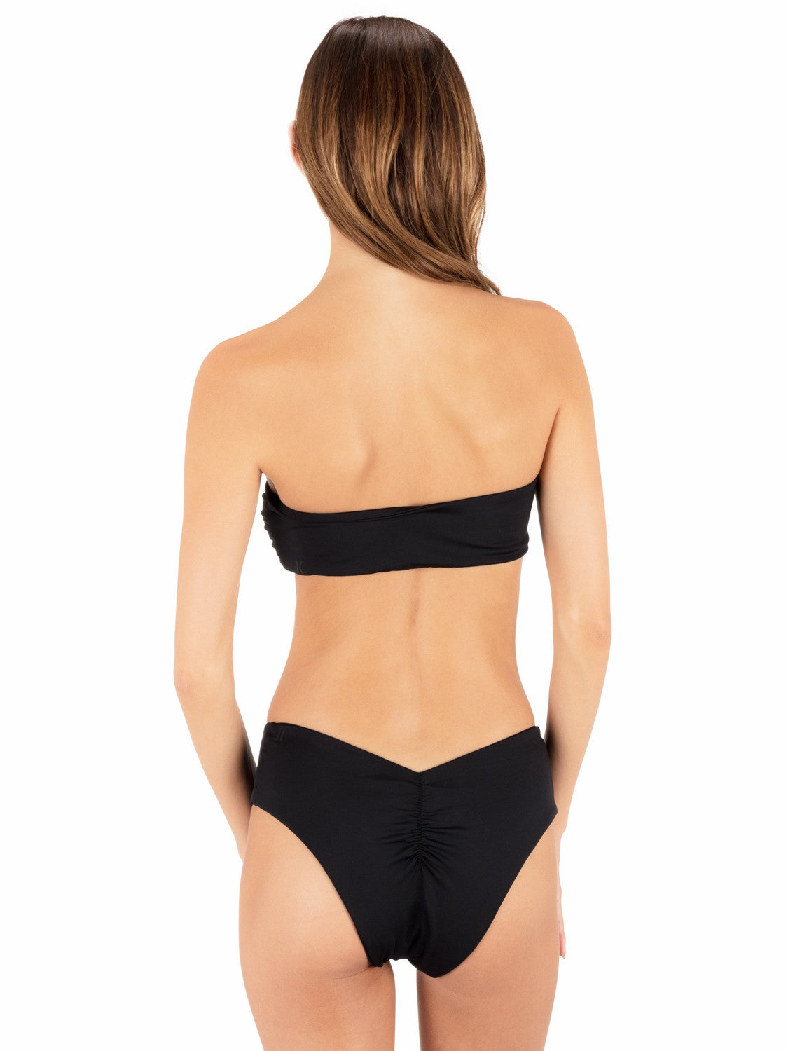 Solid V Moderate Hiphugger Bottom | Hurley - Black