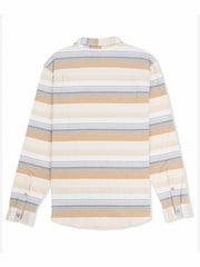 Portland Stripe Stretch Flannel Long Sleeve | Hurley - White