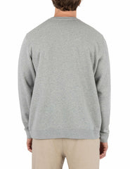 Icon Long Sleeve Crew | Hurley - GREY HEATHER