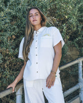 Goldie Boyfriend Short Sleeve | Hurley - Off White