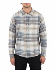 Portland Stretch Flannel Long Sleeve | Hurley - Bone