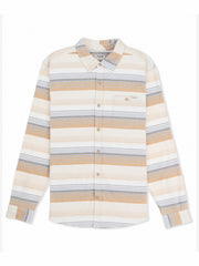 Portland Stripe Stretch Flannel Long Sleeve | Hurley - White