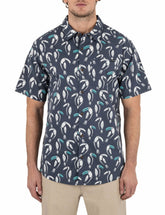 One & Only Lido Stretch Short Sleeve Shirt | Hurley - GREY