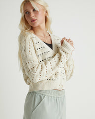 Charming Cardigan | Hurley - Off White