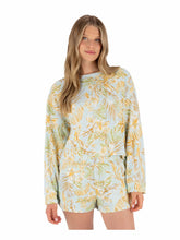 Fall Palms Boxy Crew | Hurley - STARLIGHT BLUE