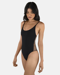 Solid Moderate One Piece | Hurley - Black
