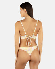 Retro Geo Underwire Bralette | Hurley - Chartreuse