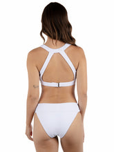 Amphora Banded Hipster Moderate Bikini Bottom | Hurley - White