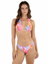 Island Floral Convertible Halter Bikini Top | Hurley - Coconut