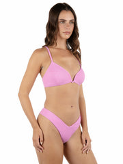New Wave Jacquard V Front Skimpy Bikini Bottom | Hurley - Aster