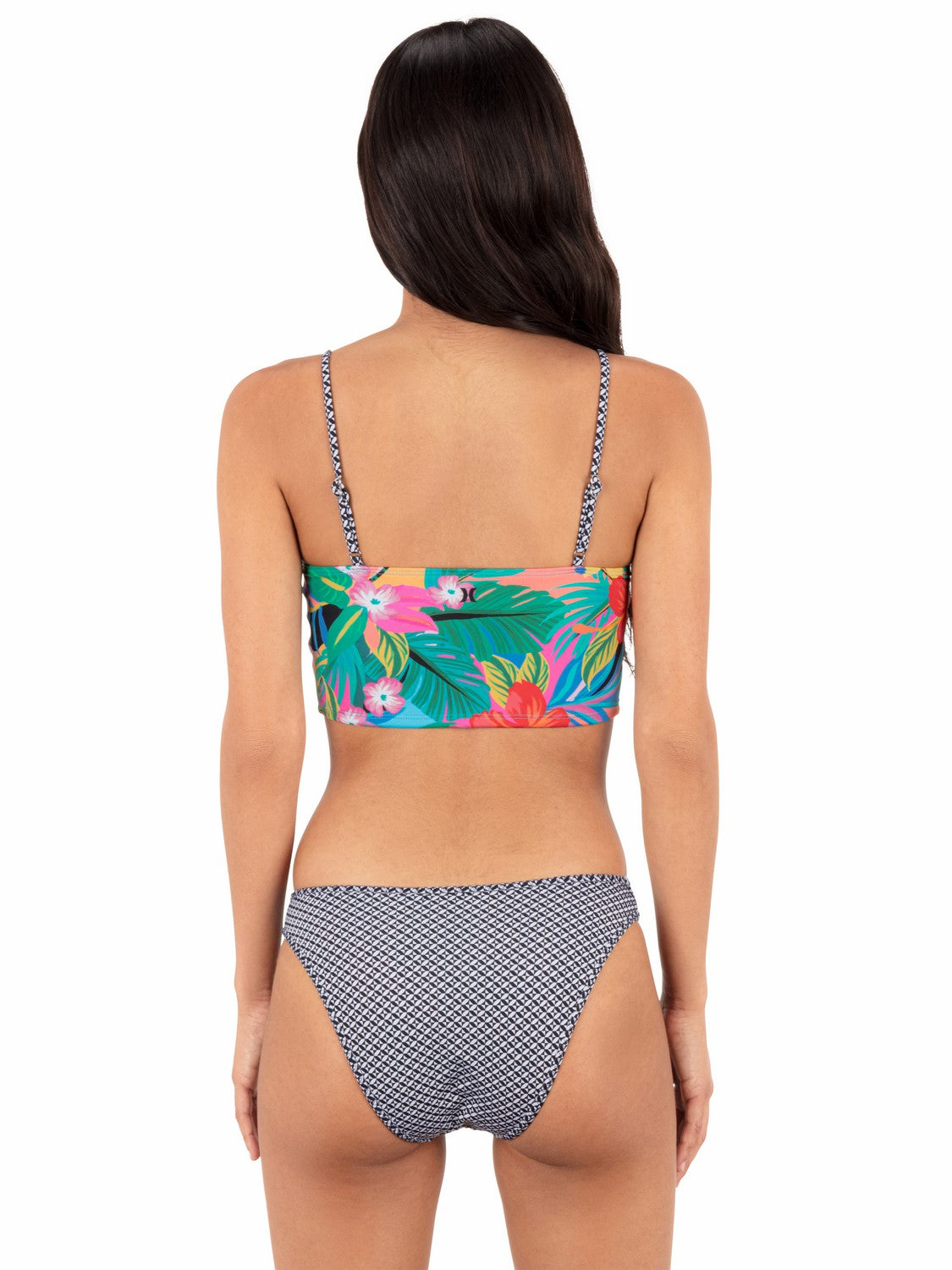 Reversible Pacific Night Moderate Scoop Bottom | Hurley - Tropical Geo
