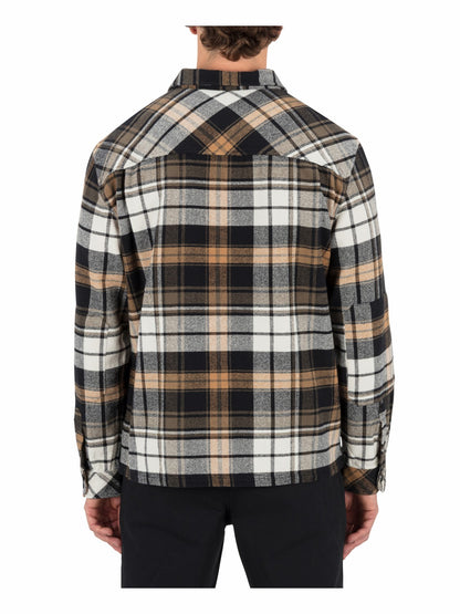 Santa Cruz Seaside Flannel Long Sleeve | Hurley - Black