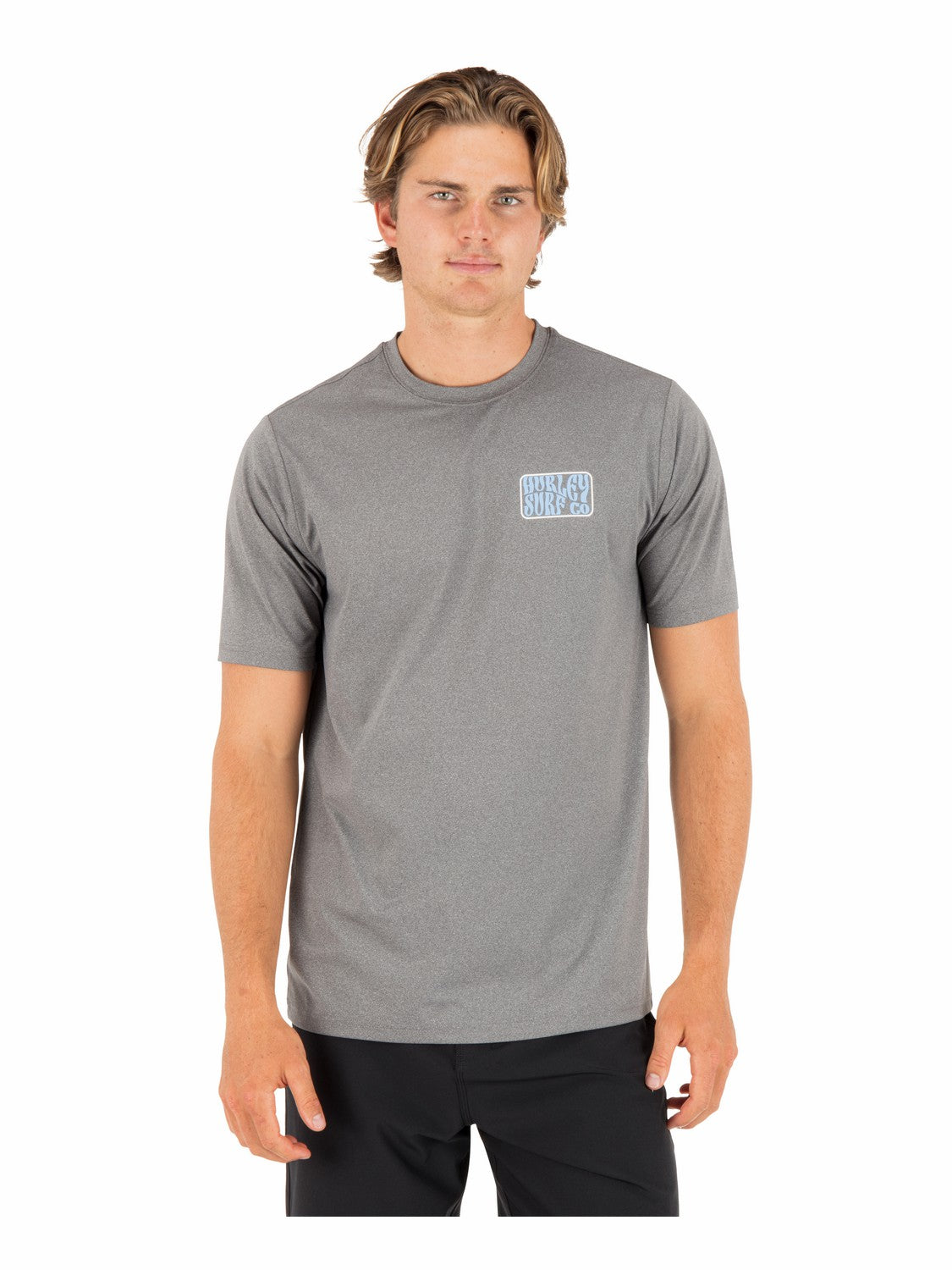 Hybrid UPF Short Sleeve | Hurley - Ion Grey Heather