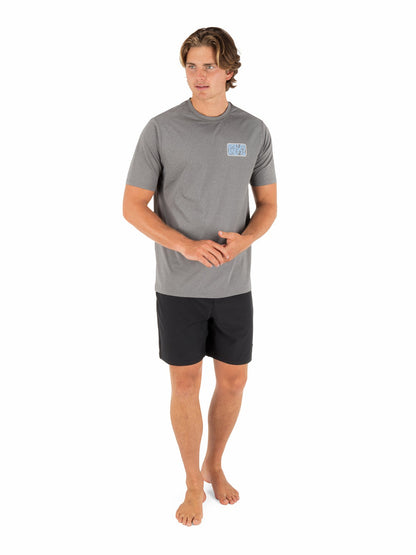 Hybrid UPF Short Sleeve | Hurley - Ion Grey Heather