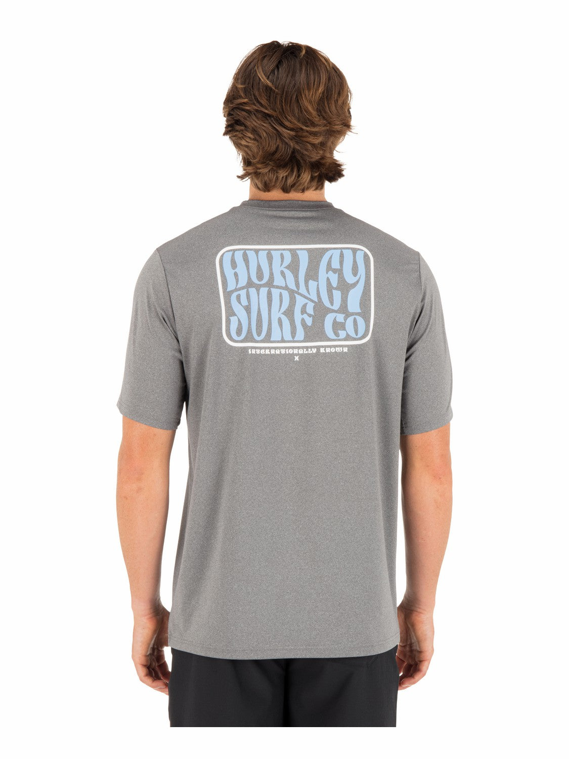 Hybrid UPF Short Sleeve | Hurley - Ion Grey Heather