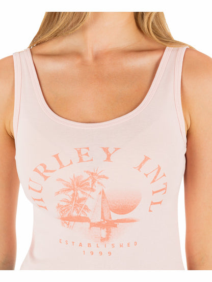 Seaside Scoop Crop Tank | Hurley - English Rose