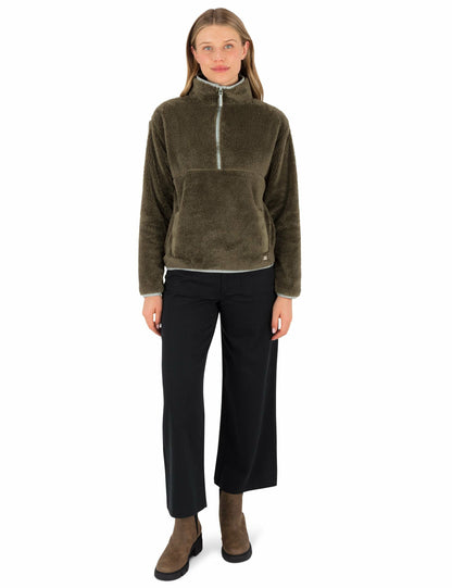 Scout Polar Fleece Anorak | Hurley - Vintage Olive