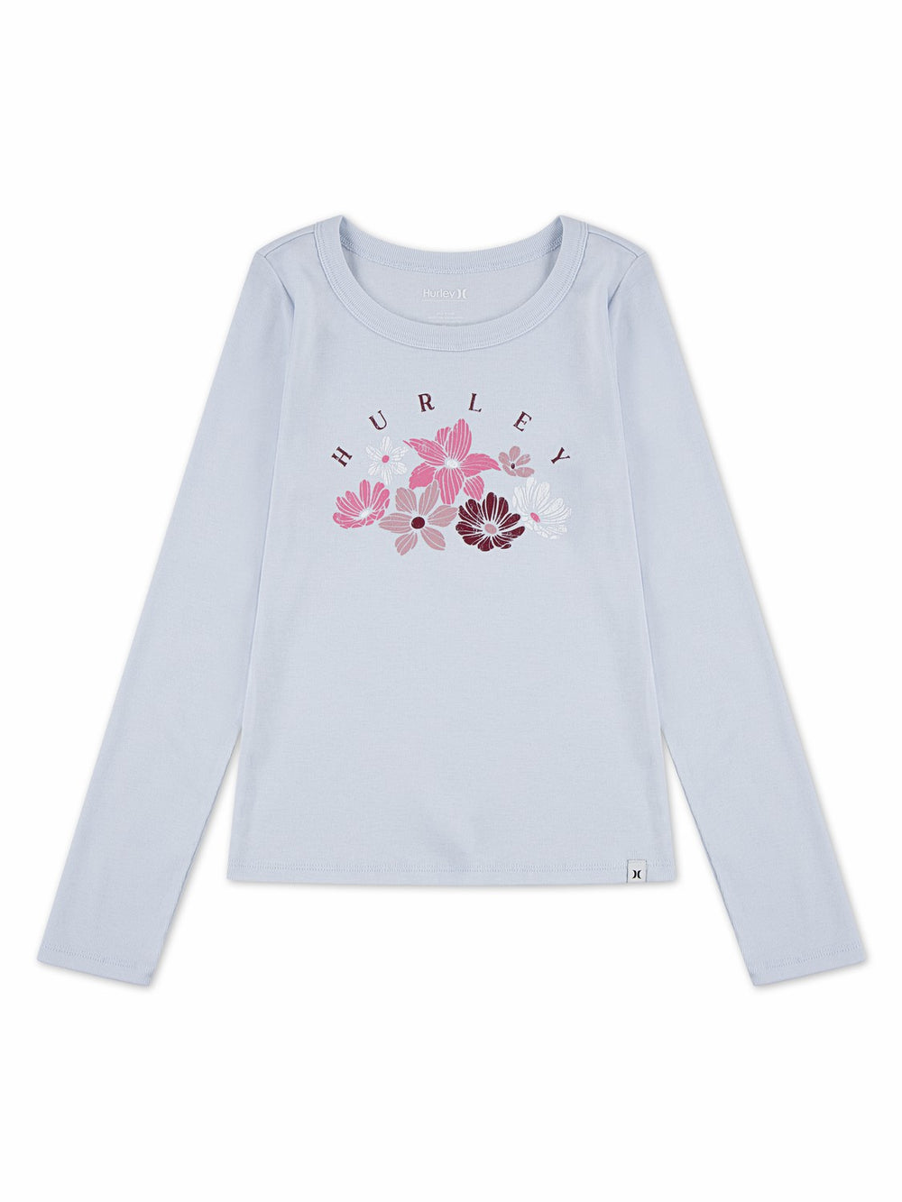 Girls' Floral Tee | Hurley - Moonstone Blue