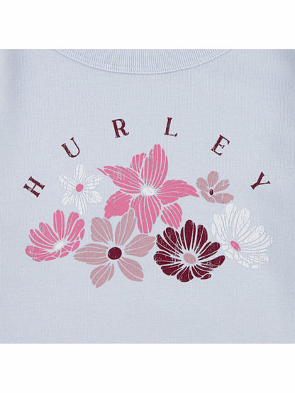 Girls' Floral Tee | Hurley - Moonstone Blue