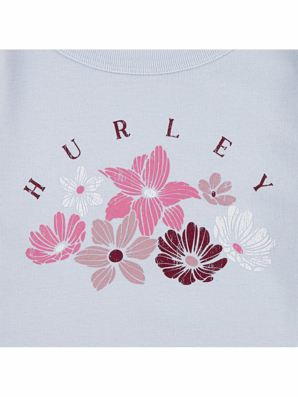 Girls' Floral Tee | Hurley - Moonstone Blue