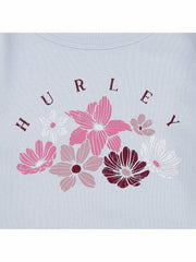 Girls' Floral Tee | Hurley - Moonstone Blue