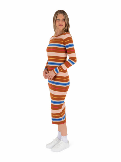 Just A Girl Long Sleeve Dress | Hurley - LEATHER BROWN