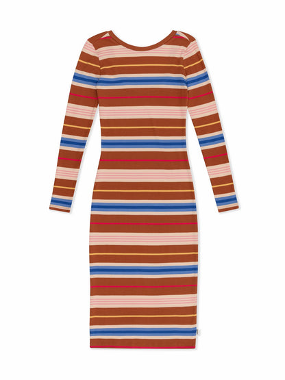 Just A Girl Long Sleeve Dress | Hurley - LEATHER BROWN