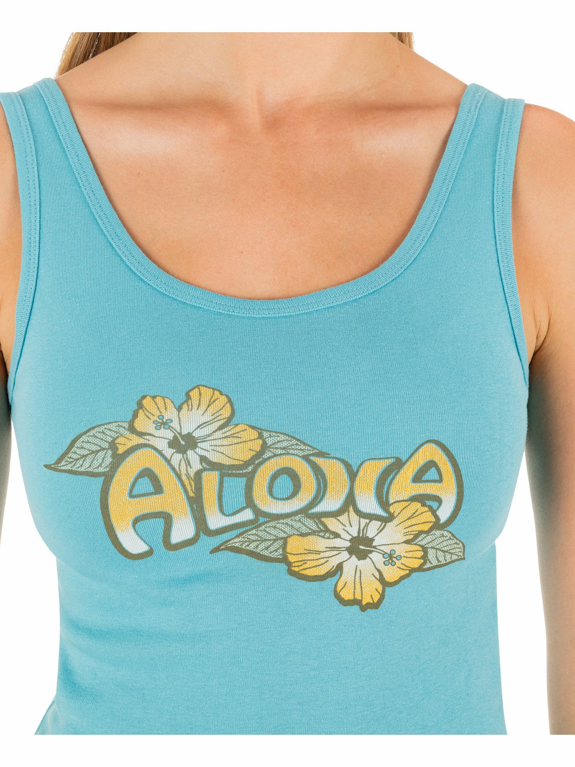 Aloha Scoop Crop Tank | Hurley - Maui Blue