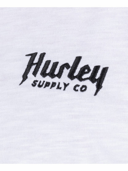 Merchant Henley Short Sleeve | Hurley - White