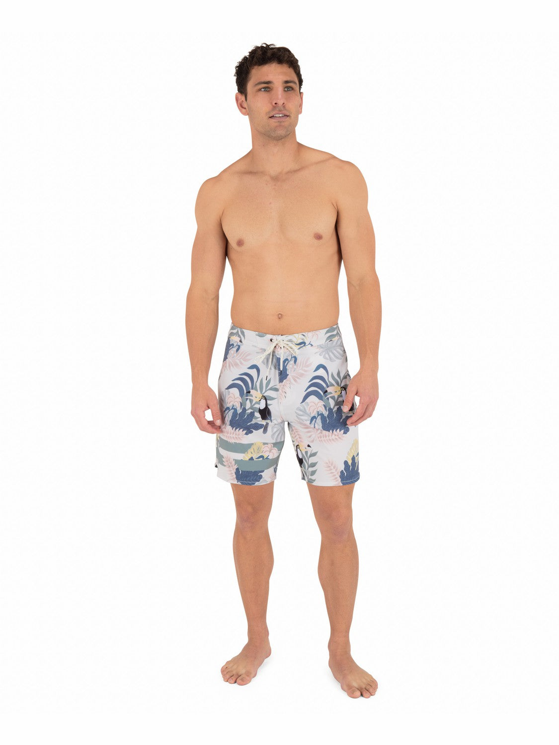 Phantom Eco Block Party Engineered Boardshort 18" | Hurley - Bone