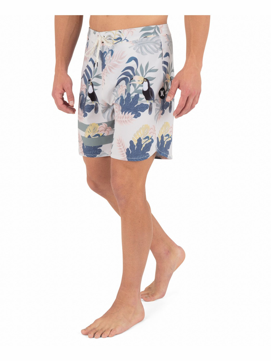 Phantom Eco Block Party Engineered Boardshort 18" | Hurley - Bone