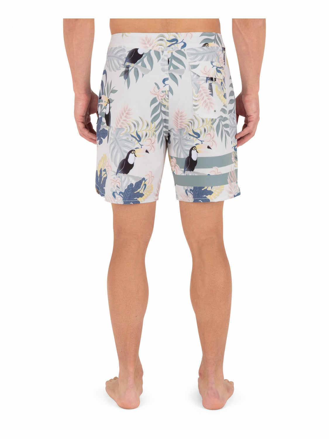 Phantom Eco Block Party Engineered Boardshort 18" | Hurley - Bone