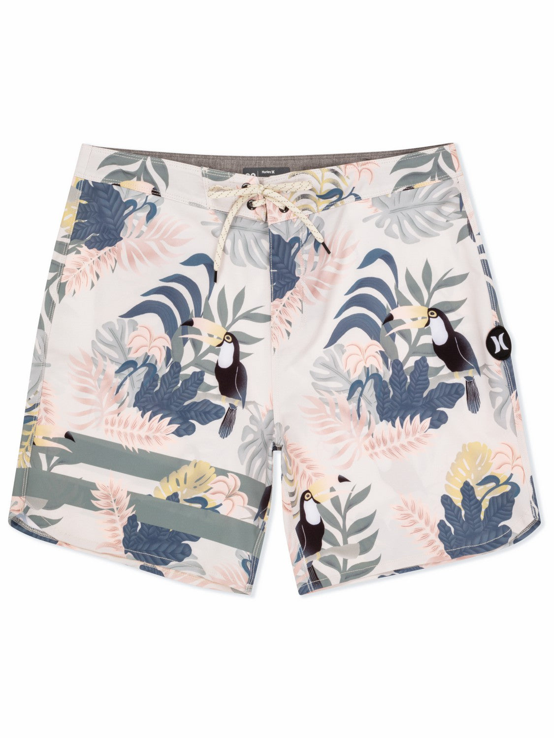 Phantom Eco Block Party Engineered Boardshort 18" | Hurley - Bone