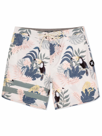 Phantom Eco Block Party Engineered Boardshort 18" | Hurley - Bone