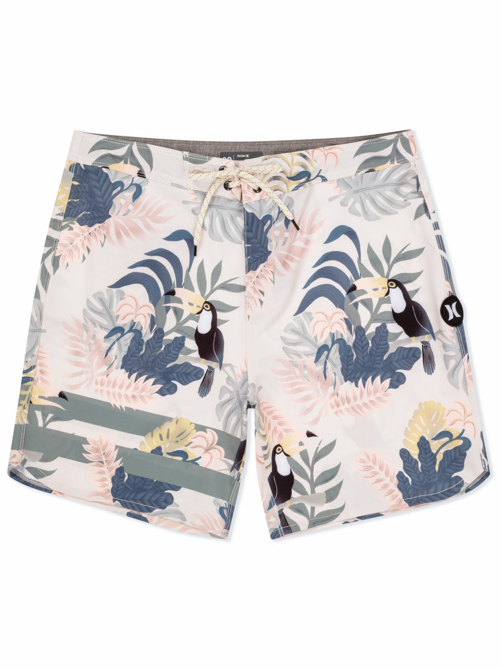 Phantom Eco Block Party Engineered Boardshort 18" | Hurley - Bone