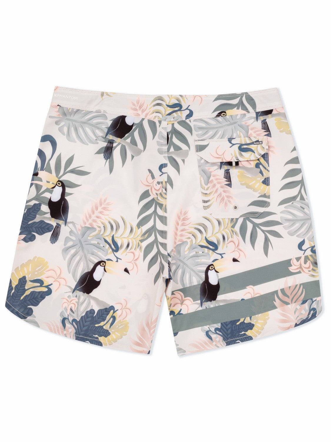Phantom Eco Block Party Engineered Boardshort 18" | Hurley - Bone
