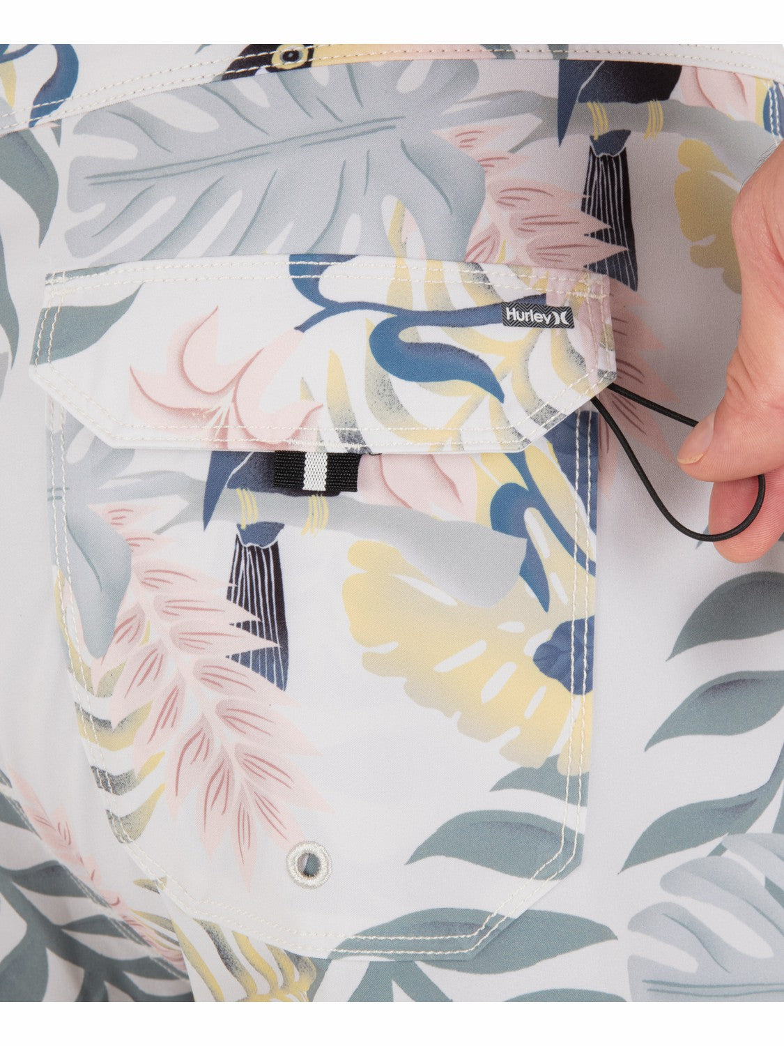 Phantom Eco Block Party Engineered Boardshort 18" | Hurley - Bone