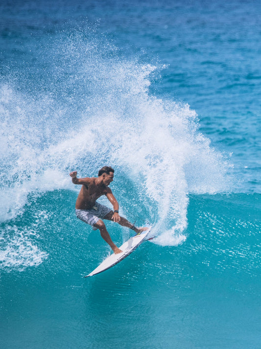 Phantom Eco Block Party Engineered Boardshort 18" | Hurley - Great White