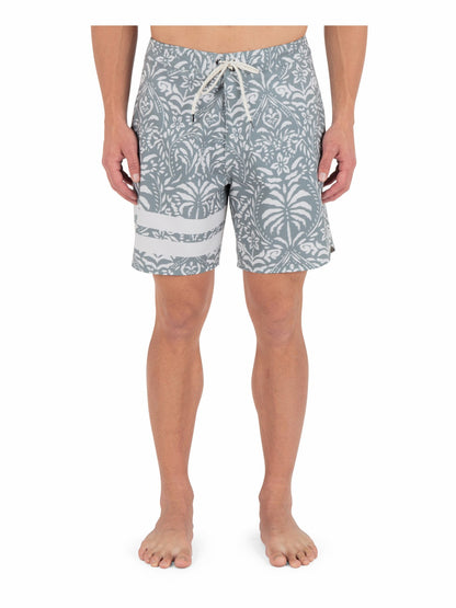 Phantom Eco Block Party Engineered Boardshort 18" | Hurley - Great White