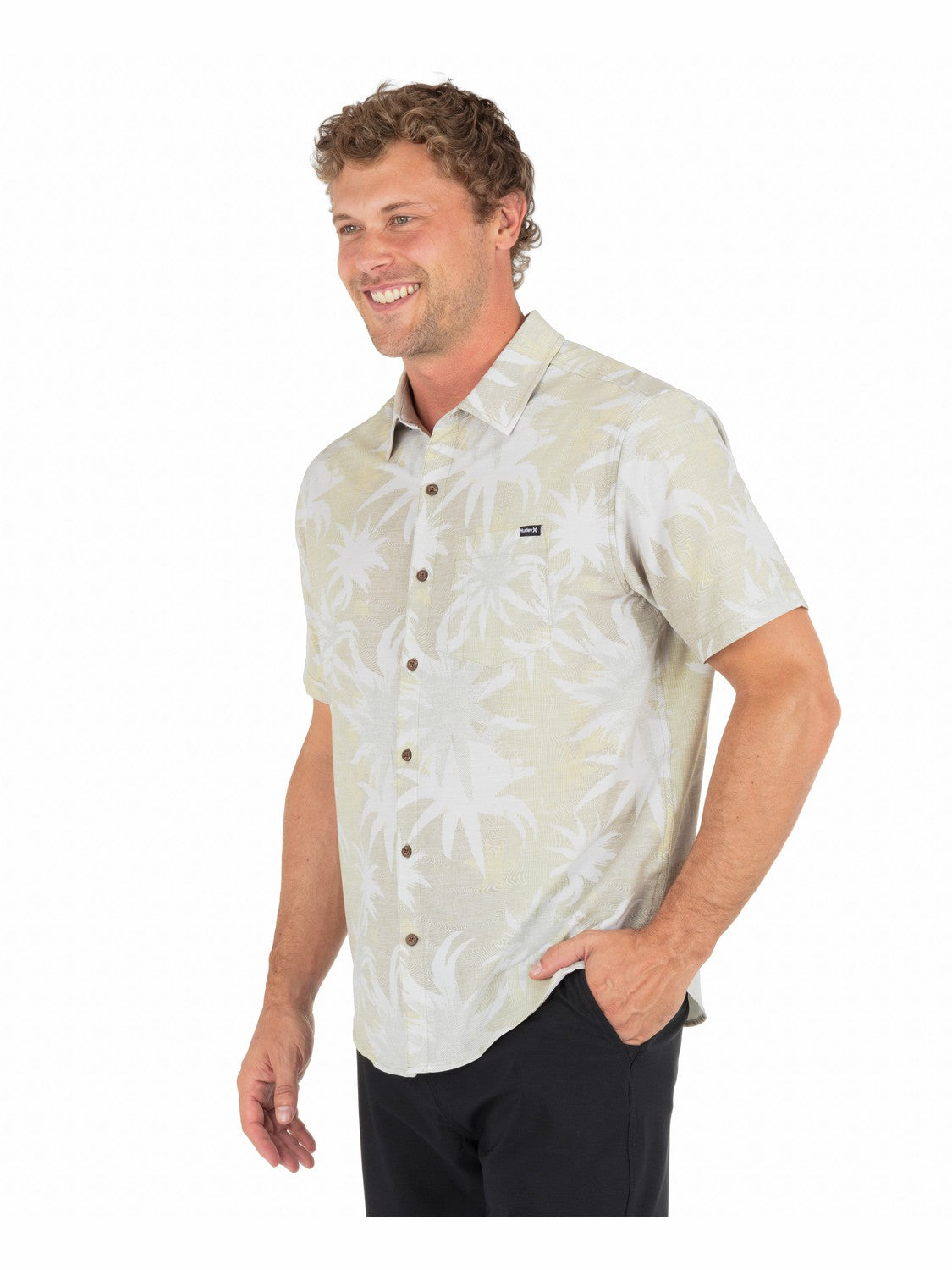 Newport Stretch Short Sleeve | Hurley - Hazelnut