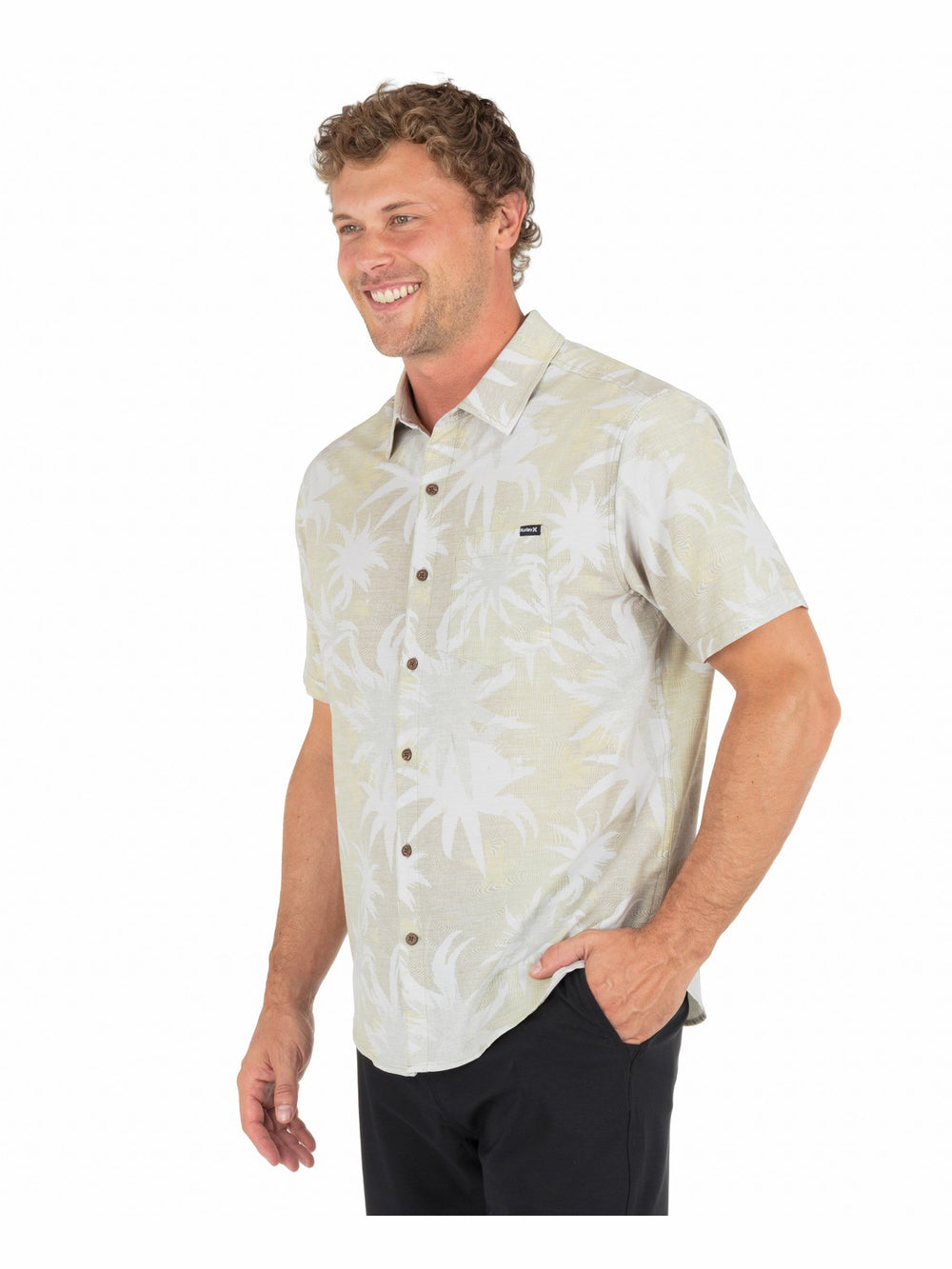 Newport Stretch Short Sleeve | Hurley - Hazelnut