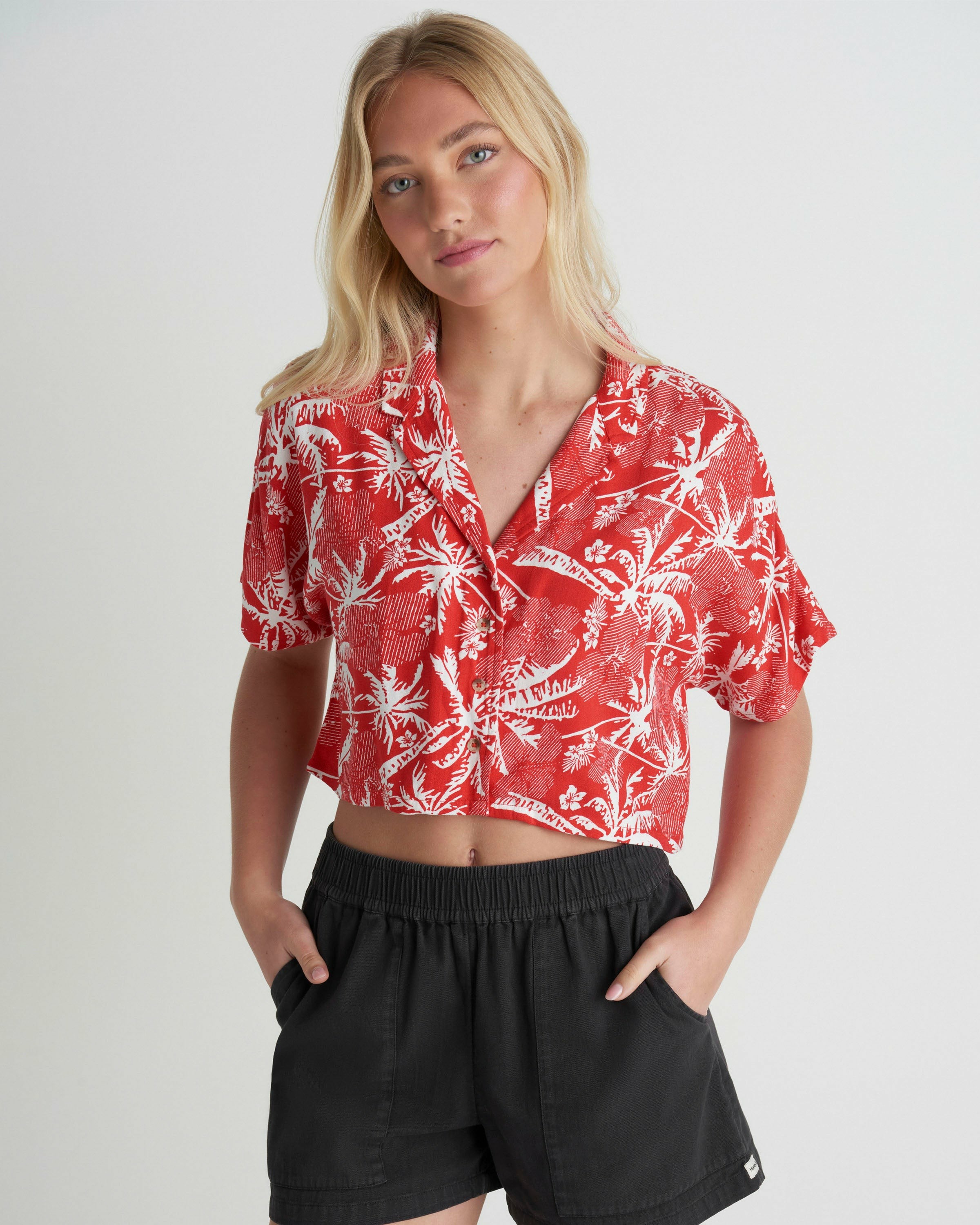 Getaway Short Sleeve | Hurley - Float Red