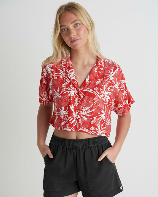 Getaway Short Sleeve | Hurley - Float Red