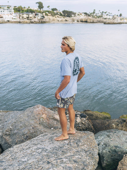 Seclusion Short Sleeve | Hurley - Worker Blue