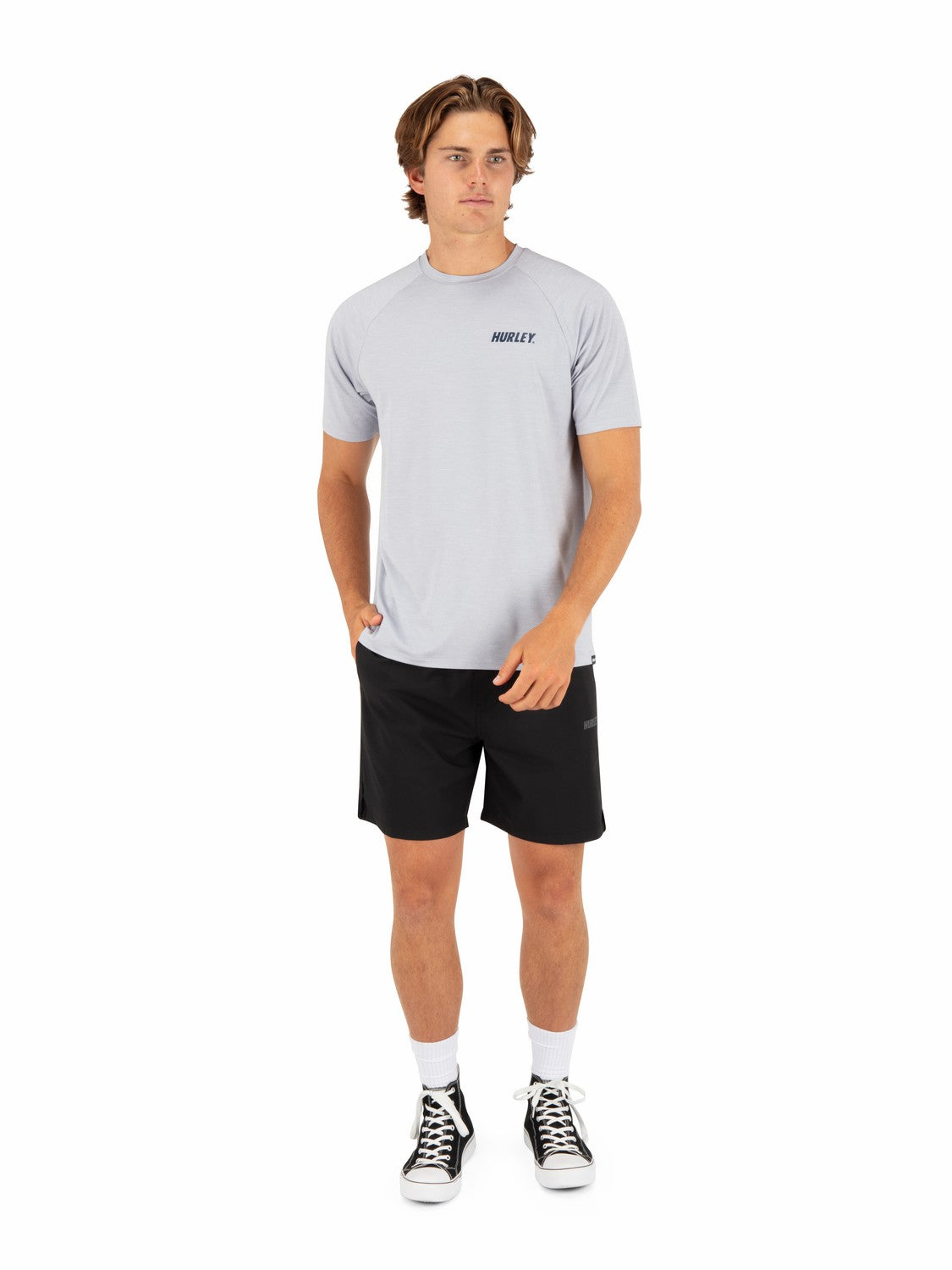H2O Dri Outback Short Sleeve Top | Hurley - Light Asteroid