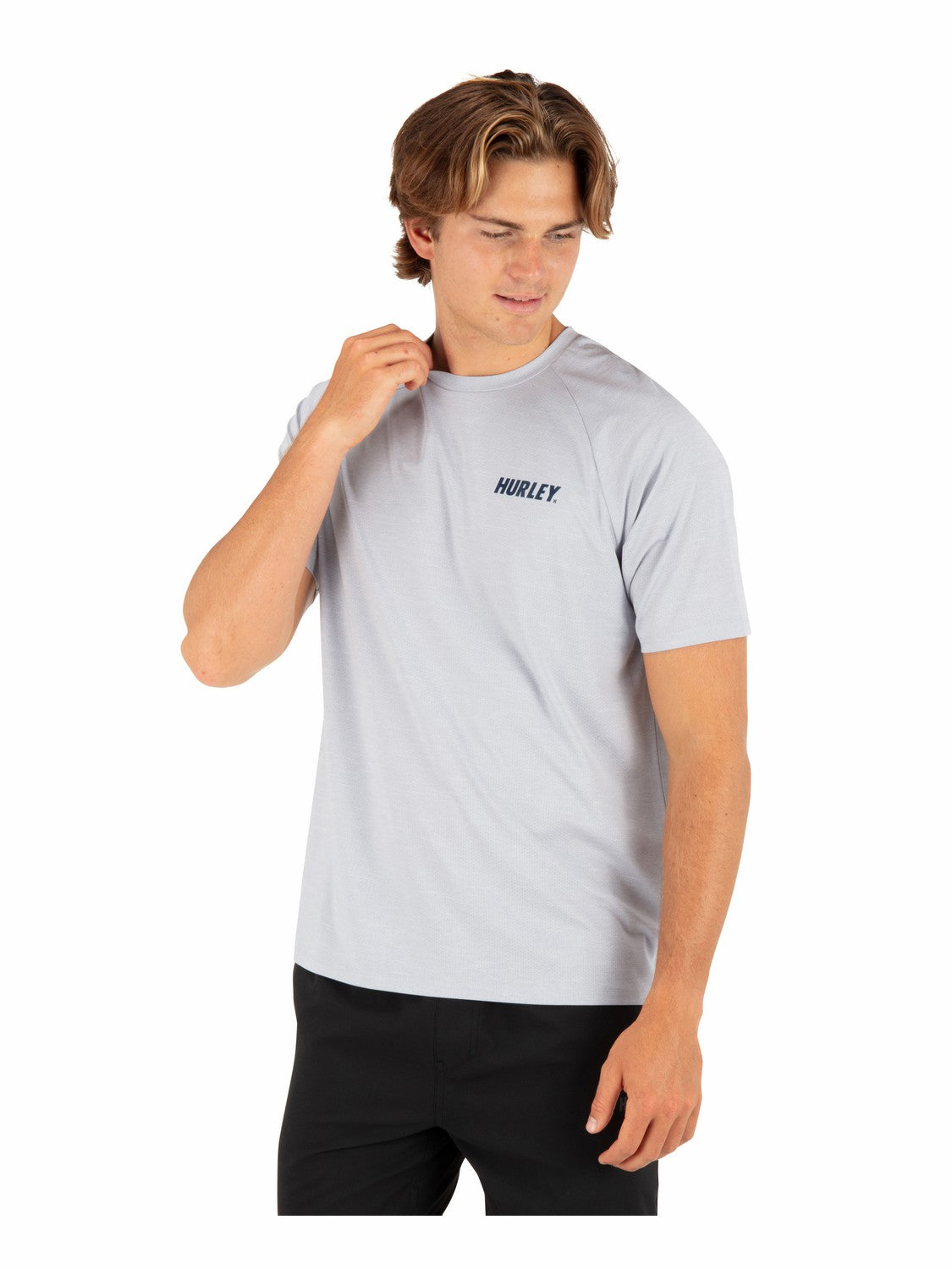 H2O Dri Outback Short Sleeve Top | Hurley - Light Asteroid