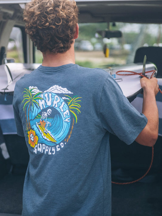 Dead Shred Slub Short Sleeve | Hurley - Destroyer